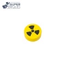 Symbole Radioactif sur tuile ronde 1x1 - Pièce LEGO® customisée