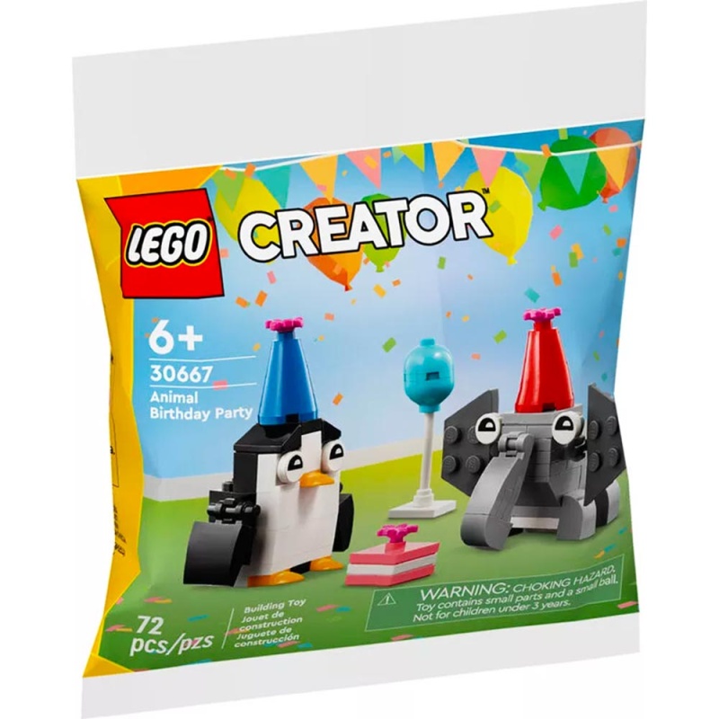 La fête d'anniversaire des animaux - Polybag LEGO® Creator 30667