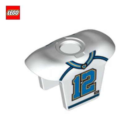Minifigure Hockey Body Armor with 12 Print - LEGO® Part 10881