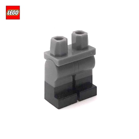 Jambes pour minifigurine avec bottes noires - Pièce LEGO® 21019