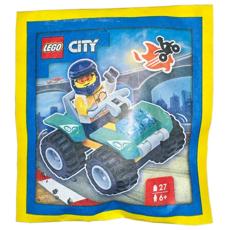 Le quad du cascadeur - Polybag LEGO® City 952308