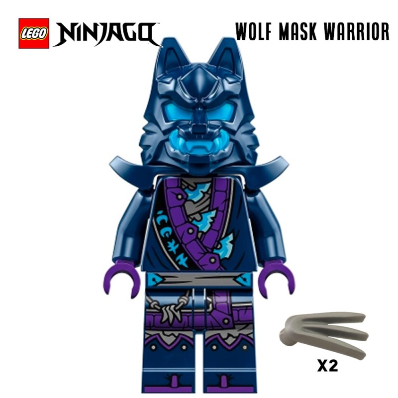 Minifigure LEGO® Ninjago - Wolf Mask Warrior