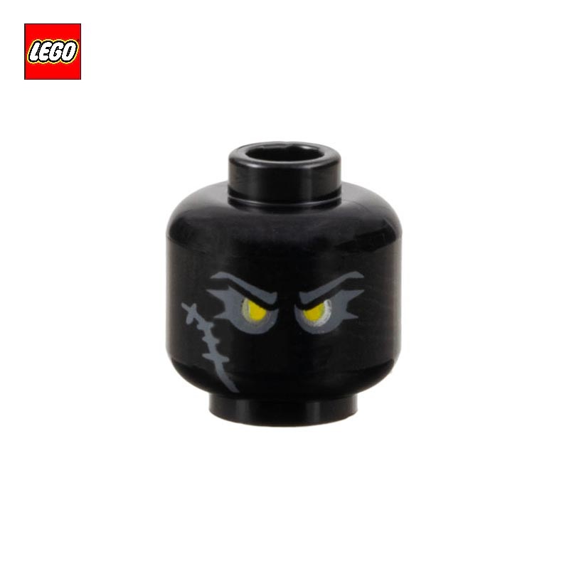 Minifigure Head Black Monster - LEGO® Part 102982