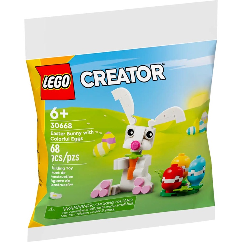 Easter Bunny with Colorful Eggs - Polybag LEGO® Creator 30668