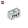 Brique 1x2 TNT - Pièce LEGO® 19180