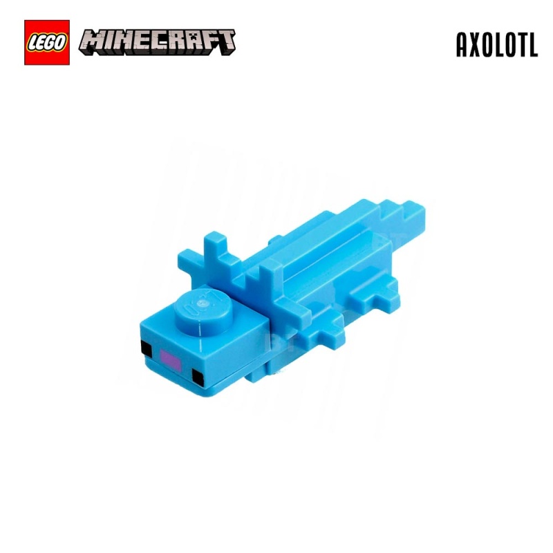Minifigure LEGO® Minecraft - Axolotl Fish