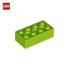 Brique Technic 2x4 avec 3 trous d'axe - Pièce LEGO® 39789