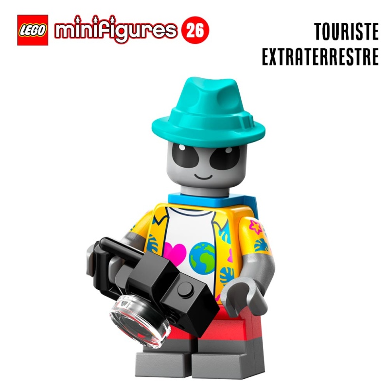 Minifigure LEGO® Série 26 - Le touriste extraterrestre