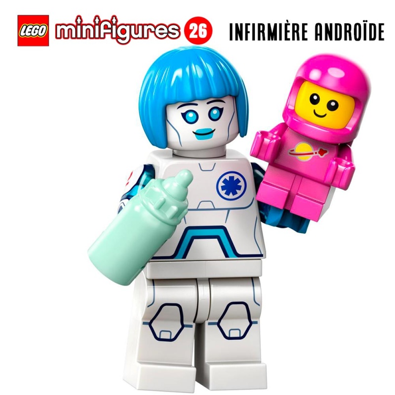 Minifigure LEGO® Série 26 - L'infirmière androïde