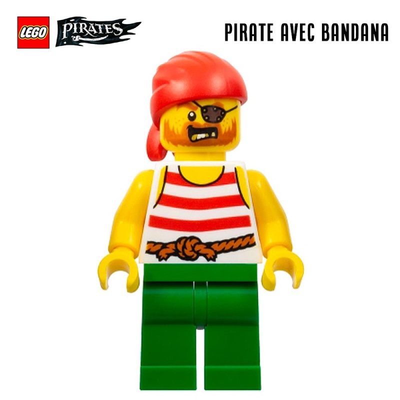Minifigure LEGO® Pirates - Pirate with Red Bandana