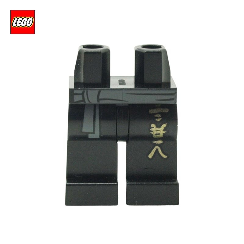 Minifigure Legs with Belt and Asian Symbols - LEGO® Part 44968