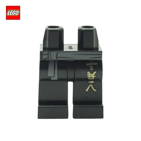 Minifigure Legs with Belt and Asian Symbols - LEGO® Part 44968