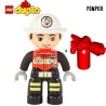 Minifigure LEGO® DUPLO - Pompier