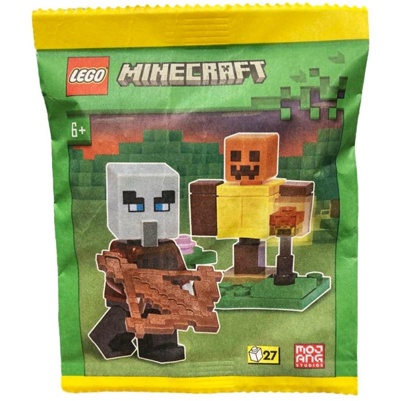 Pillager with Training Dummy - Polybag LEGO® Minecraft 662306