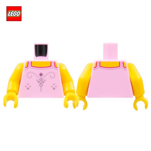 Minifigure Torso with Pink...