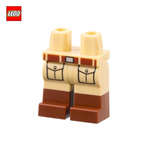 Minifigure Legs with Brown...