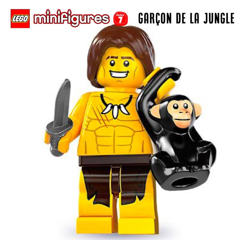 Minifigure LEGO® Série 7 - Jungle Boy