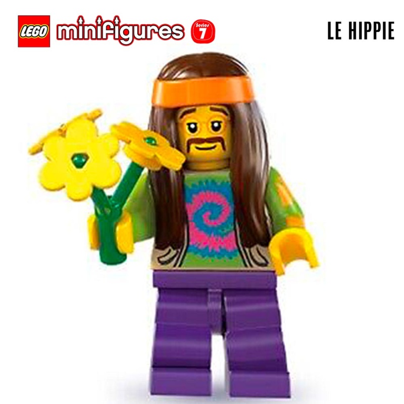 Minifigure LEGO® Série 7 - Hippie