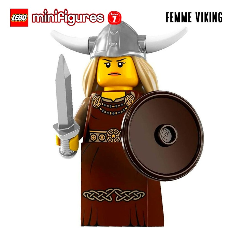 Minifigure LEGO® Série 7 - La femme Viking