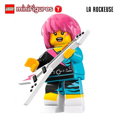 Minifigure LEGO® Série 7 - Rocker Girl