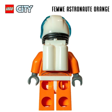 Minifigure LEGO® City - Female Astronaut (orange)