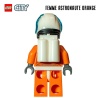 Minifigure LEGO® City - Female Astronaut (orange)