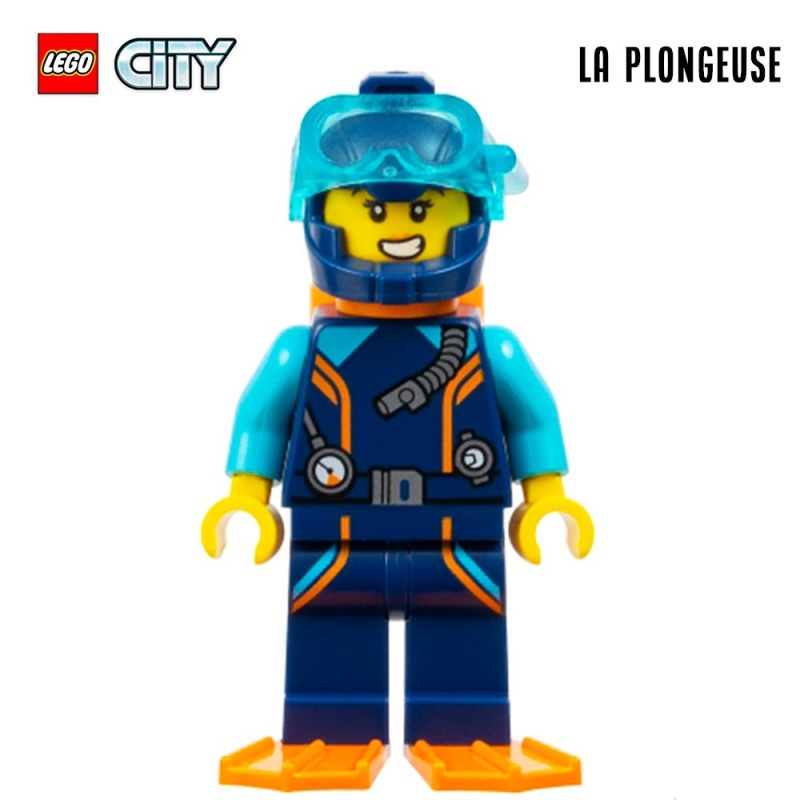 Minifigure LEGO® City - Female Diver