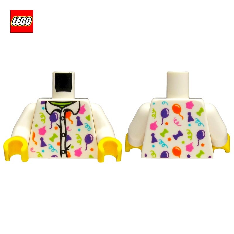 Minifigure Torso with Birthday Print - LEGO® Part 76382