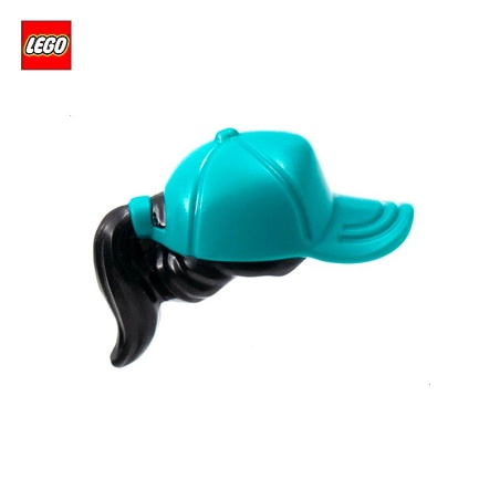 Chevelure à queue de cheval avec casquette - Pièce LEGO® 35660