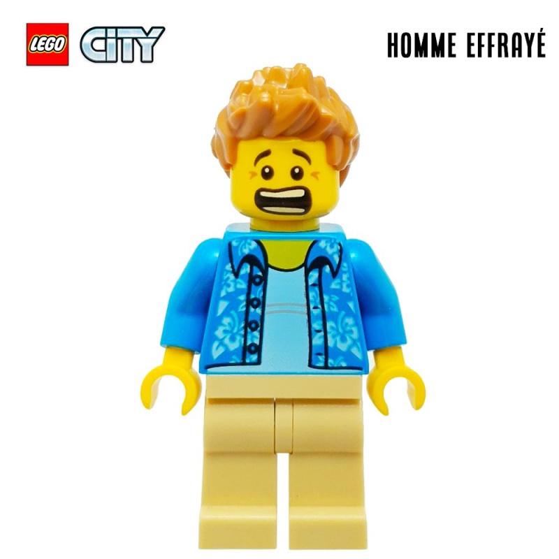 Minifigure LEGO® City - Homme effrayé