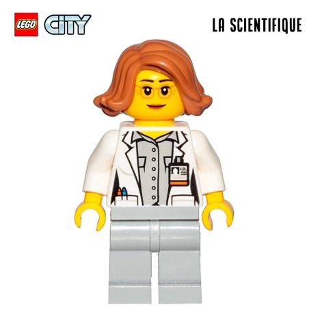 Minifigure LEGO® City - La scientifique