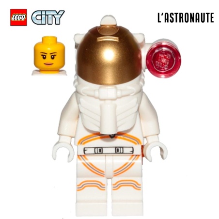 Minifigure LEGO® City - Female Astronaut with Spacesuit