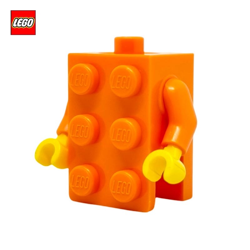 Torse costume brique 2x3 - Pièce LEGO® 38376