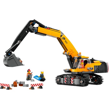 La pelleteuse de chantier jaune - LEGO® City 60420