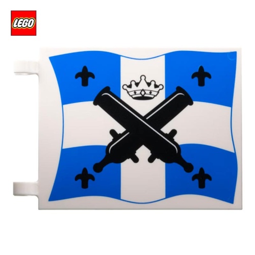 Drapeau 6x4 avec canons...