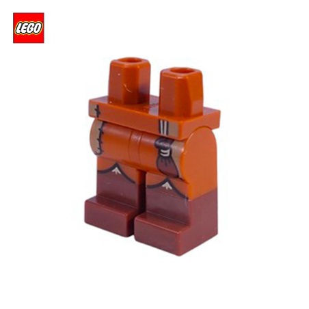 Minifigure Legs with Boots and Pouch Print - LEGO® Part 73200