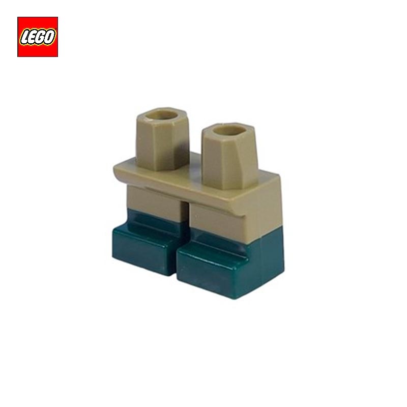 Legs Short with Dark Green Feet - LEGO® Part 16709