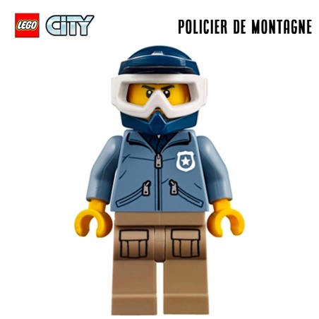 Minifigure LEGO® City - Le policier de montagne