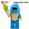 Minifigure LEGO® City - La voleuse déguisée en glace