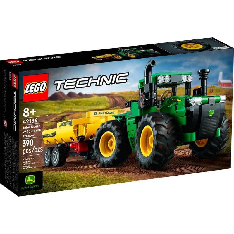 Tracteur John Deere 9620R 4WD - LEGO® Technic 42136