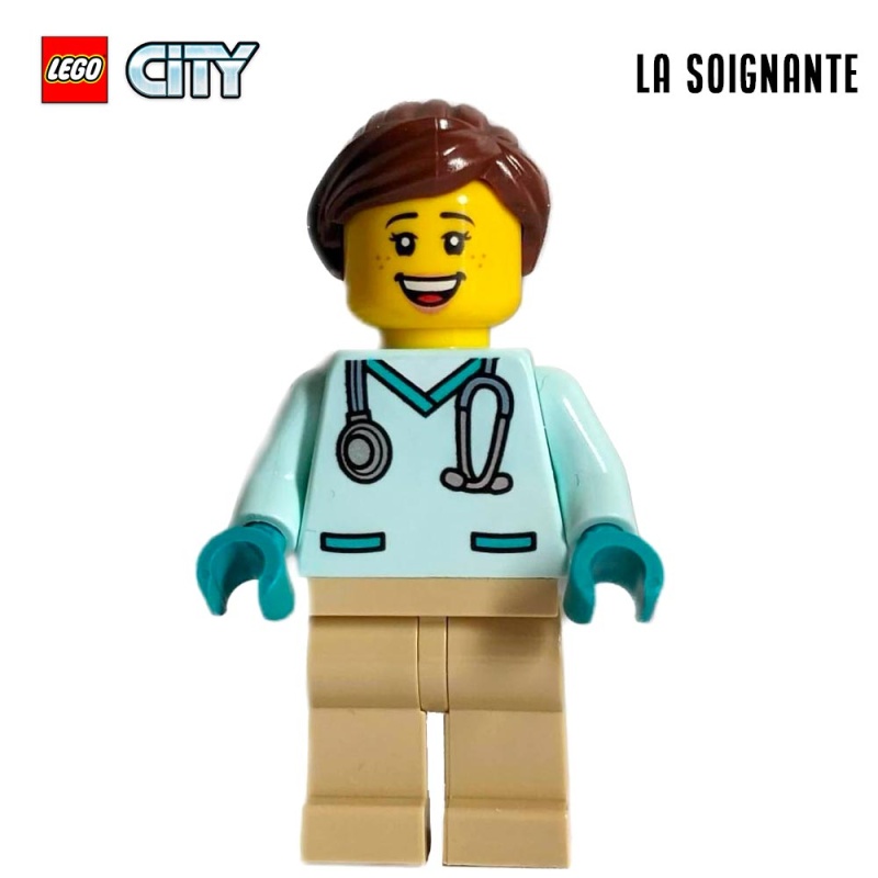 Minifigure LEGO® City - La soignante