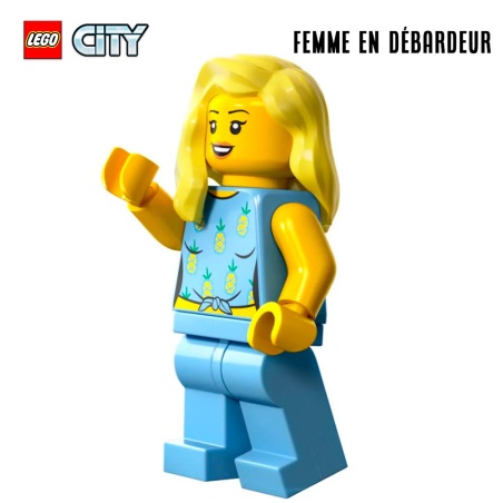 Minifigure LEGO® City - La femme en débardeur