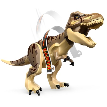 Le centre des visiteurs : l’attaque du T. rex et du vélociraptor - LEGO® Jurassic Park 76961