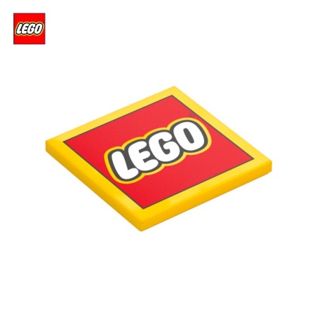 Tuile 4x4 logo LEGO® - Pièce LEGO® 107596