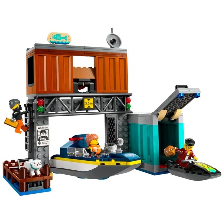 Police Speedboat and Crooks' Hideout - LEGO® City 60417