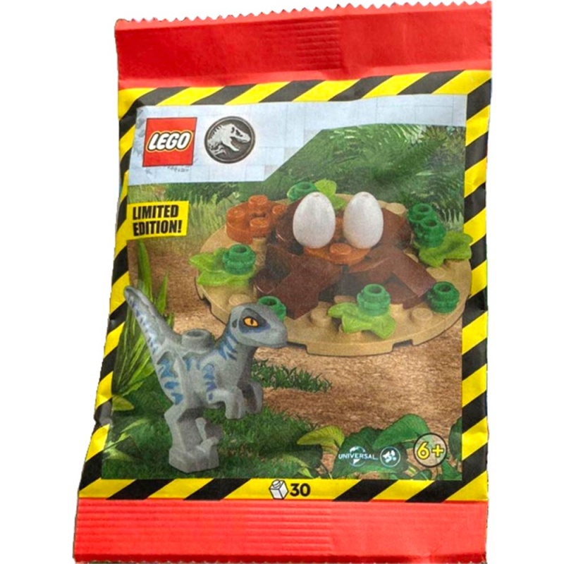 Le bébé raptor et son nid (Edition limitée) - Polybag LEGO® Jurassic World 122402