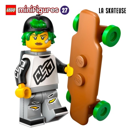 Minifigure LEGO® Série 27 - La skateuse