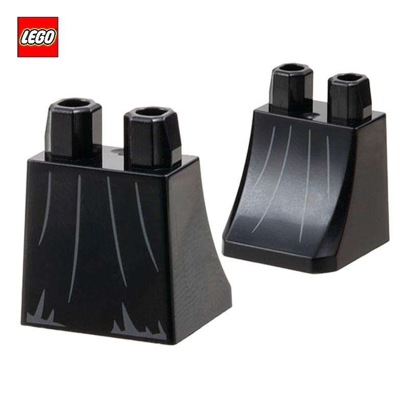 Robe noire décorée - Pièce LEGO® 36036