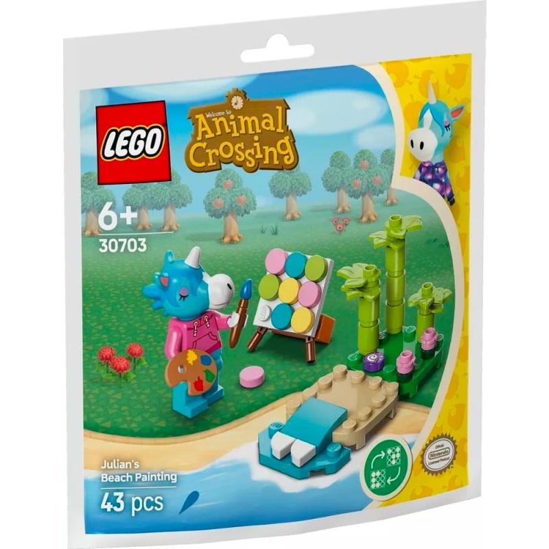 Peinture à la plage avec Lico - Polybag LEGO® Animal Crossing 30703