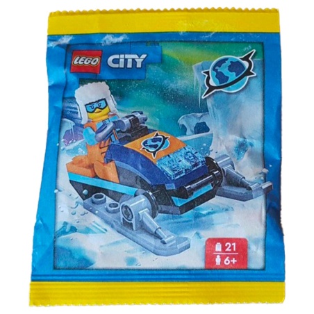 Arctic Snowmobile - Polybag LEGO® City 952312